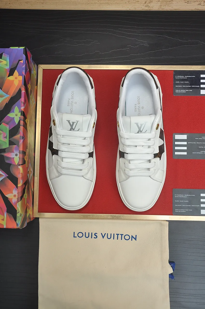 Men's shoes 💰540💶[LOUIS VUITTON] Original order price (mesh lining) new model 🍀LV Louis Vuitton * - top version of LV classic trendy shoes! Use imported original cowhide leather, cloth cowhide lining and original wear-resistant rubber outsole! High quality products! Code number 38-45 (45 is custom-made and cannot be returned or exchanged)